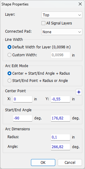 Arc Properties