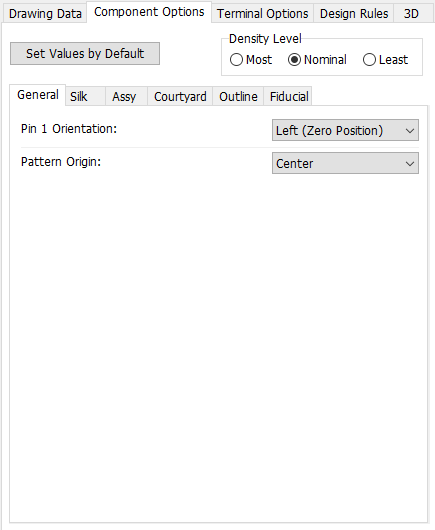BGA Component options