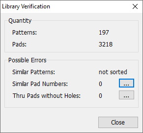 Pat Ed Library Verification