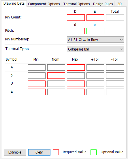 PatGen - BGA Drawing data