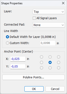 PolyLine Properties