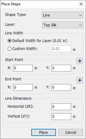 Precise placement - line