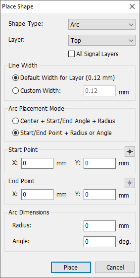 Precise placement ARC 1