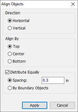 Aligning objects