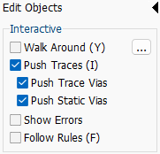 Edit Objects panel