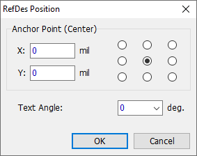 Markings RefDes Position