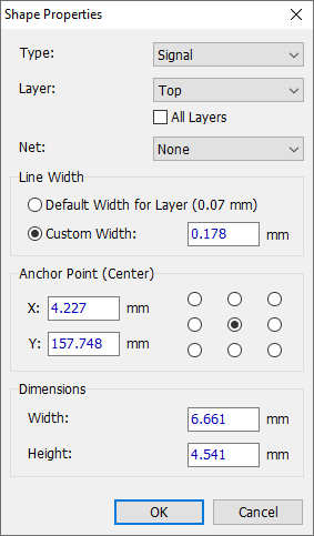 Properties Rectangle