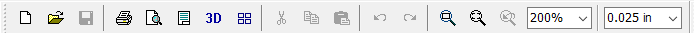 Standard toolbar 4.1