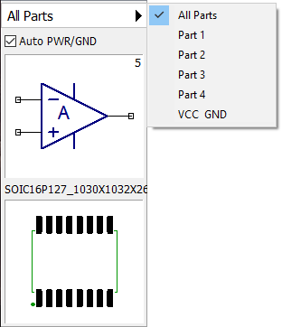 Multi part component