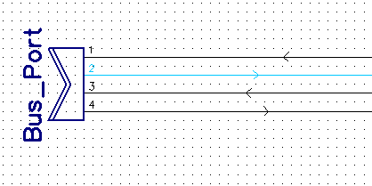 Multiple pin net port