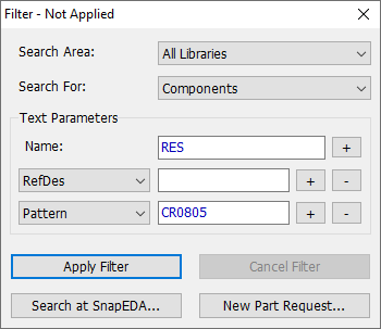 Search Filter
